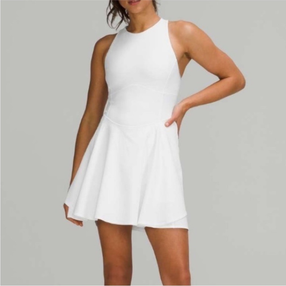 BNWT Lululemon Court Crush Tennis/Golf Dress. Size 4, white
